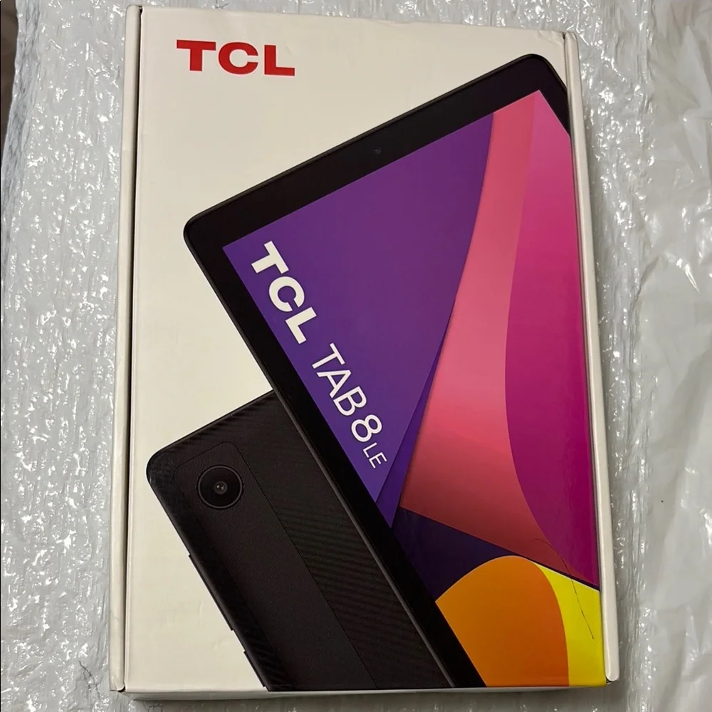 TCL Black Tablet with Vibrant Display and Sleek Design